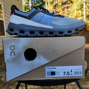 On Cloud  Cloudvista Running Sneakers in Alloy/Black 64.98269 - Women's Size 7.5